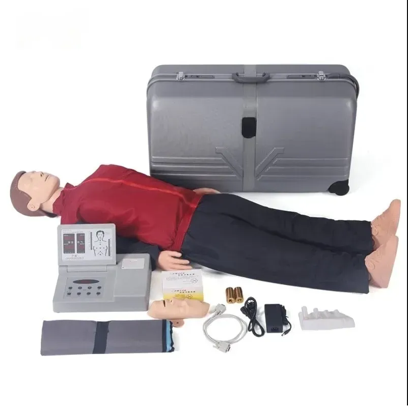 Тренажер для проведення серцево-легеневої реанімації, тіло дорослого з електронікою